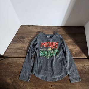 Merry and bright girls 3t shirt